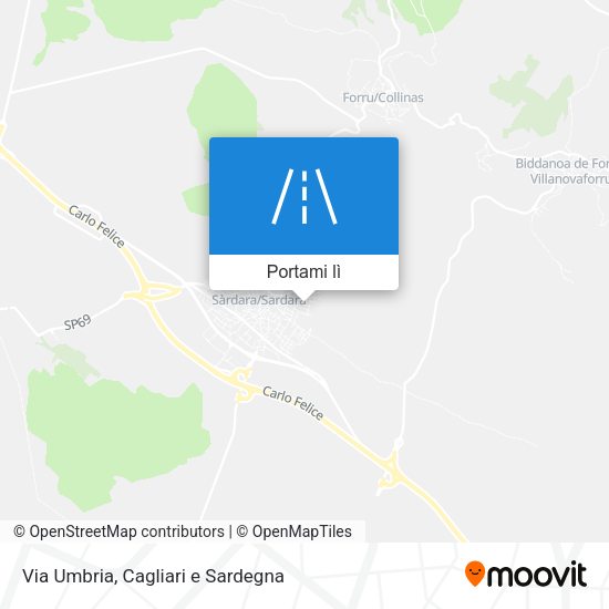Mappa Via Umbria