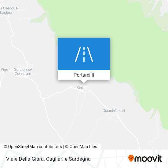 Mappa Viale Della Giara