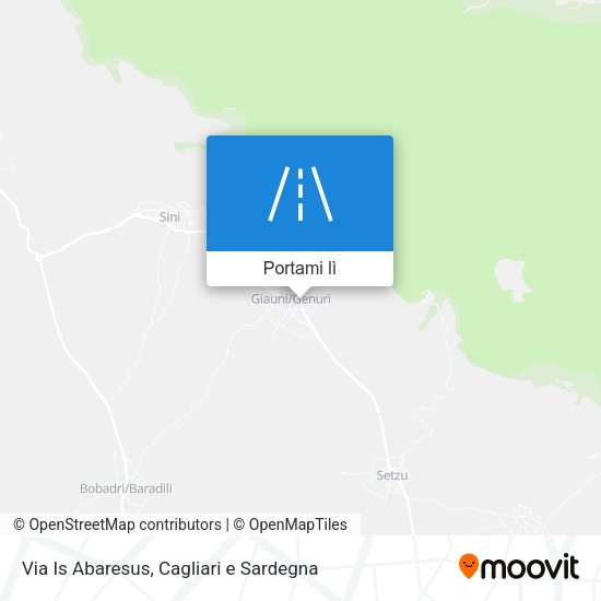 Mappa Via Is Abaresus