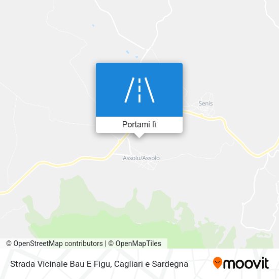Mappa Strada Vicinale Bau E Figu