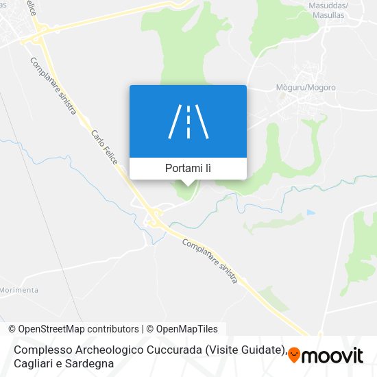 Mappa Complesso Archeologico Cuccurada (Visite Guidate)