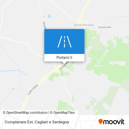 Mappa Complanare Est
