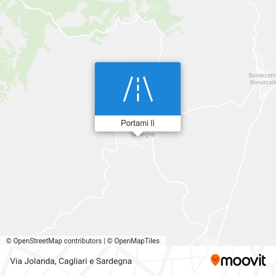 Mappa Via Jolanda