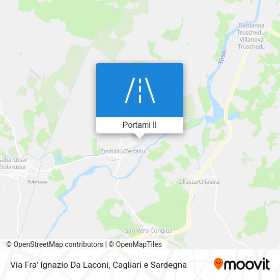 Mappa Via Fra' Ignazio Da Laconi