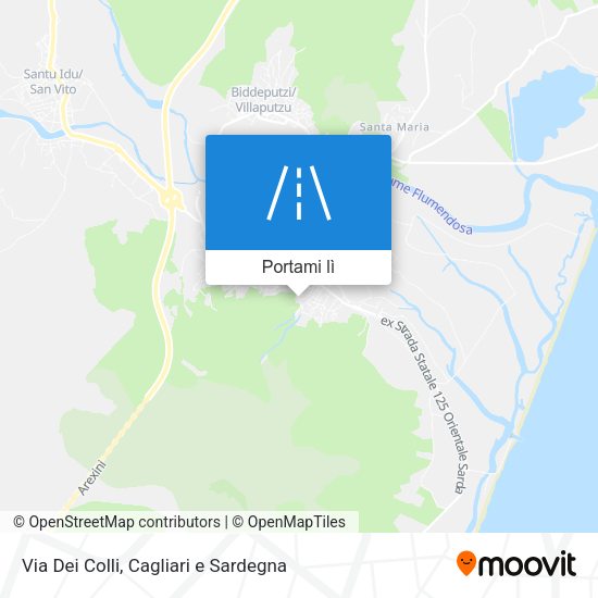 Mappa Via Dei Colli