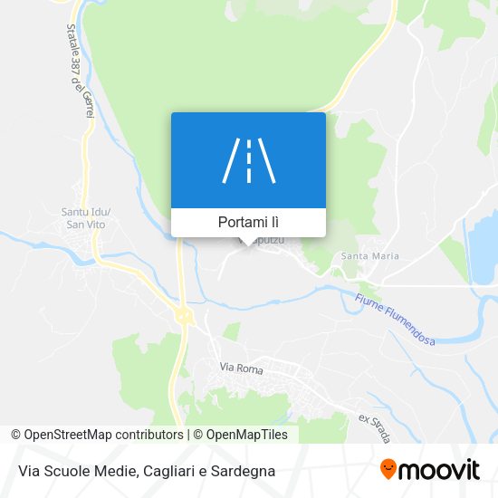 Mappa Via Scuole Medie