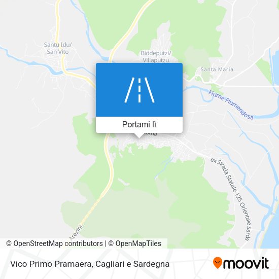 Mappa Vico Primo Pramaera