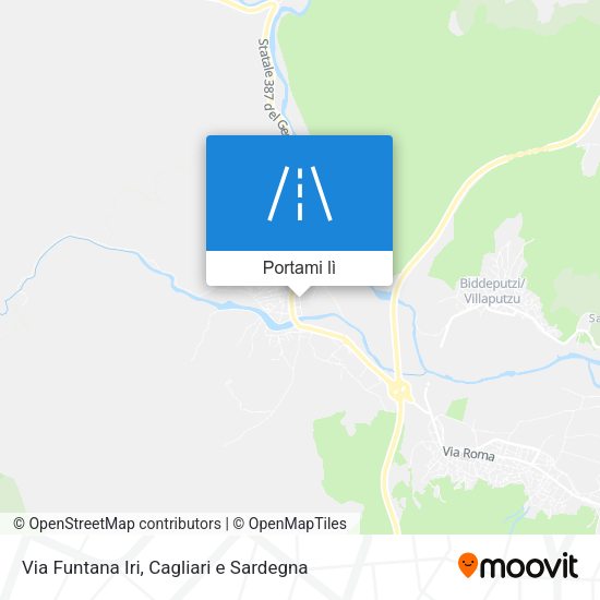 Mappa Via Funtana Iri