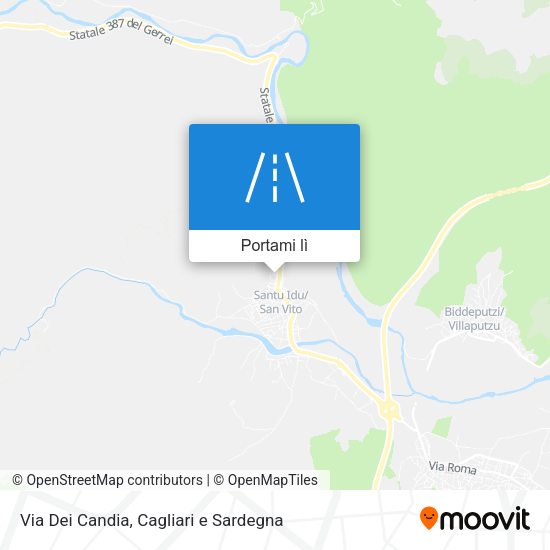 Mappa Via Dei Candia