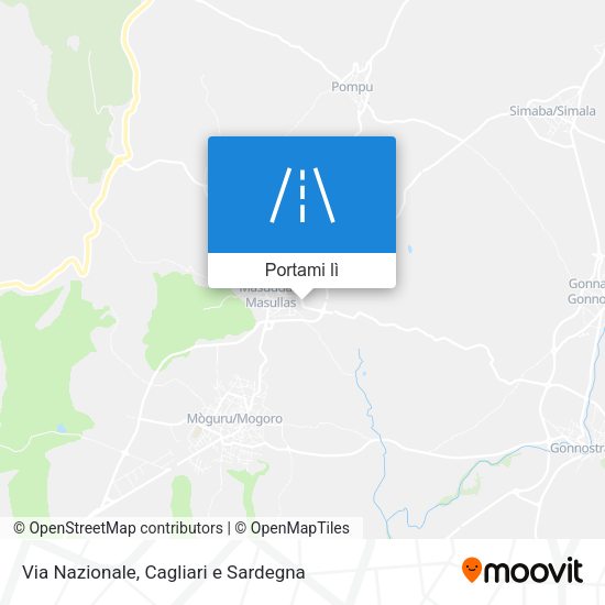 Mappa Via Nazionale