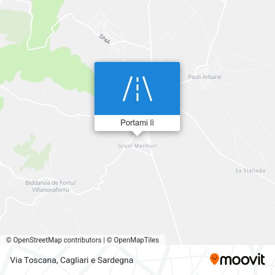 Mappa Via Toscana