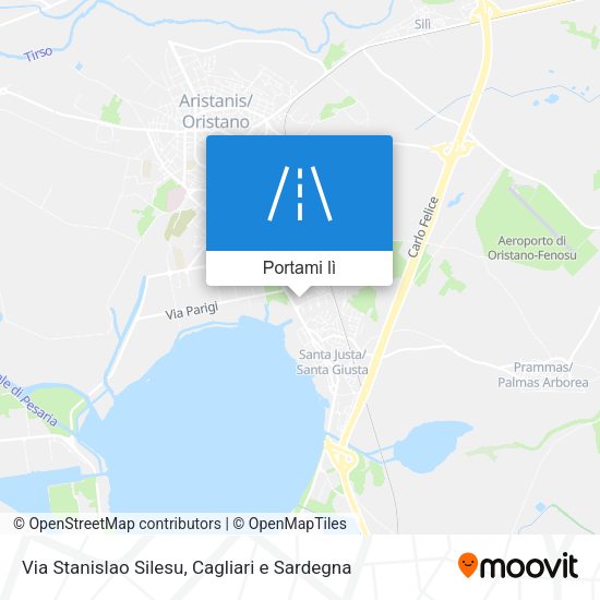 Mappa Via Stanislao Silesu