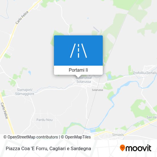Mappa Piazza Coa 'E Forru