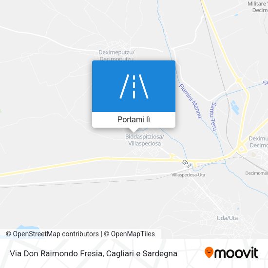 Mappa Via Don Raimondo Fresia