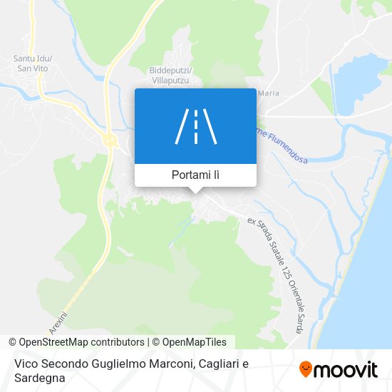Mappa Vico Secondo Guglielmo Marconi