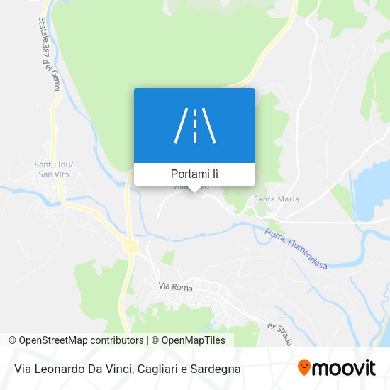 Mappa Via Leonardo Da Vinci