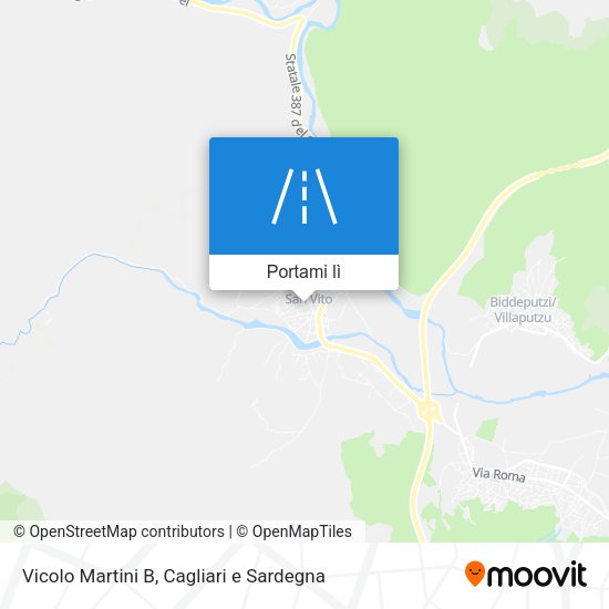 Mappa Vicolo Martini B