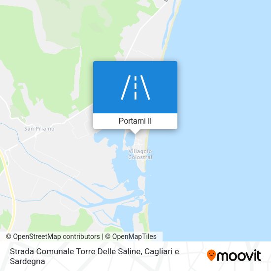Mappa Strada Comunale Torre Delle Saline