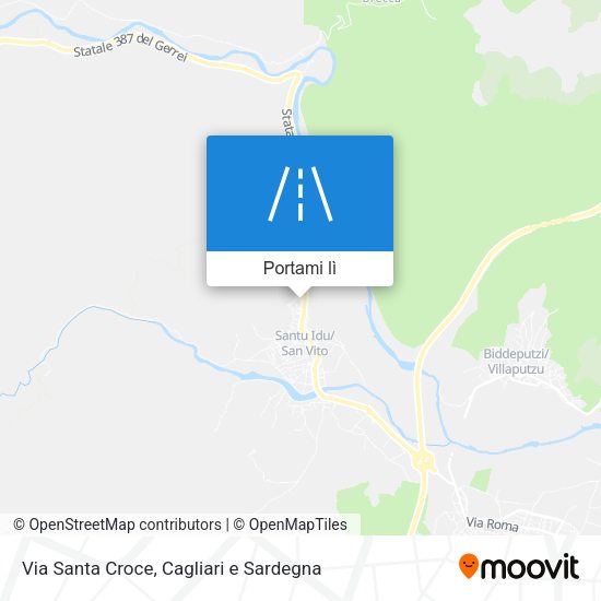Mappa Via Santa Croce