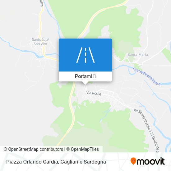 Mappa Piazza Orlando Cardia