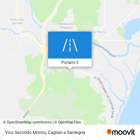 Mappa Vico Secondo Montis