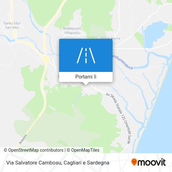 Mappa Via Salvatore Cambosu