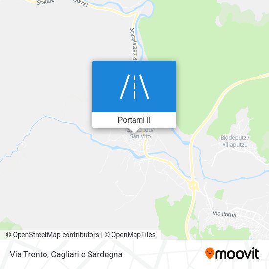 Mappa Via Trento