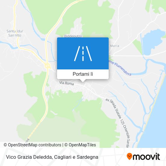 Mappa Vico Grazia Deledda