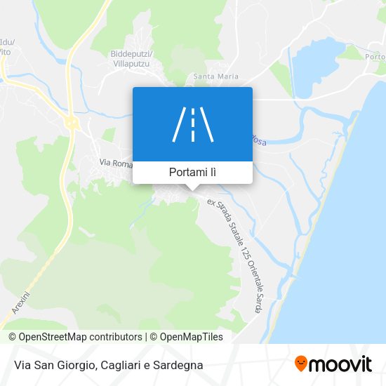 Mappa Via San Giorgio