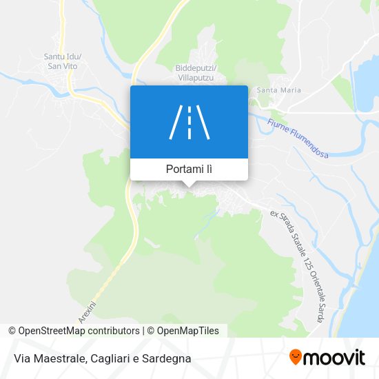 Mappa Via Maestrale
