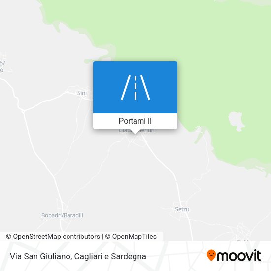Mappa Via San Giuliano