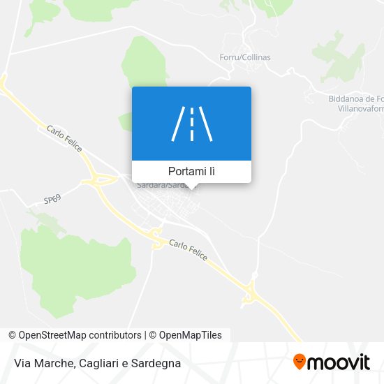 Mappa Via Marche