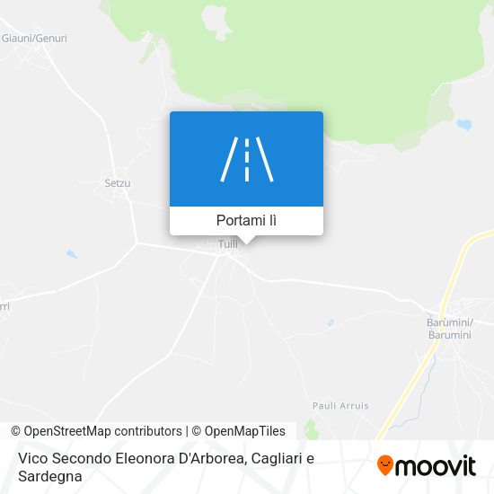 Mappa Vico Secondo Eleonora D'Arborea