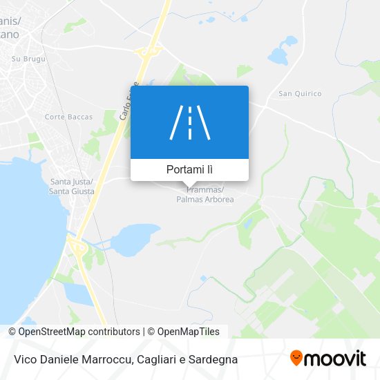 Mappa Vico Daniele Marroccu