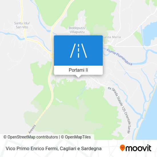 Mappa Vico Primo Enrico Fermi