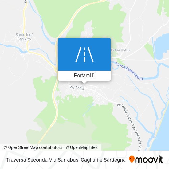 Mappa Traversa Seconda Via Sarrabus
