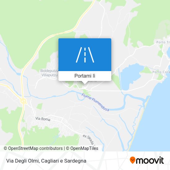 Mappa Via Degli Olmi
