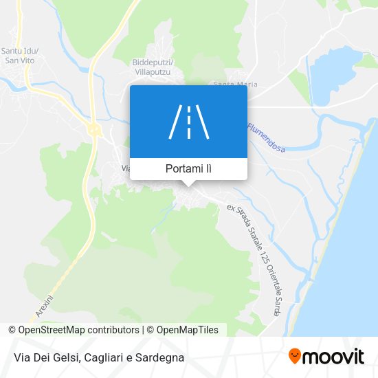 Mappa Via Dei Gelsi