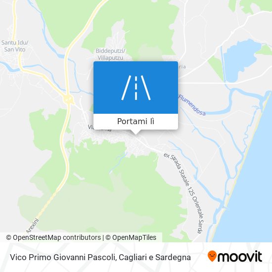 Mappa Vico Primo Giovanni Pascoli