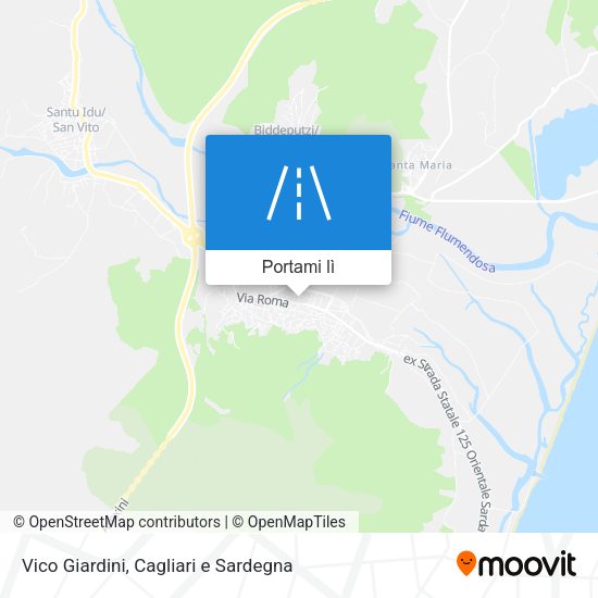 Mappa Vico Giardini