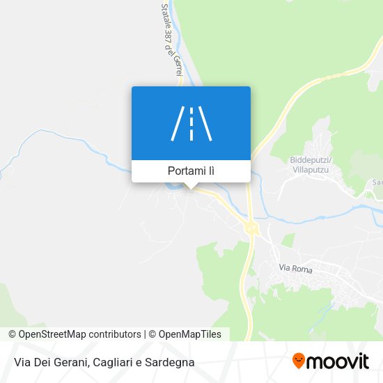 Mappa Via Dei Gerani