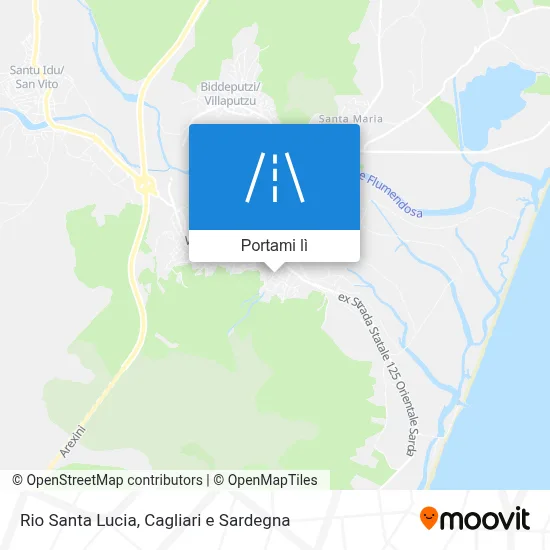 Mappa Rio Santa Lucia
