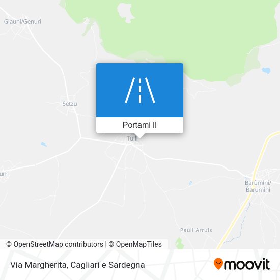 Mappa Via Margherita