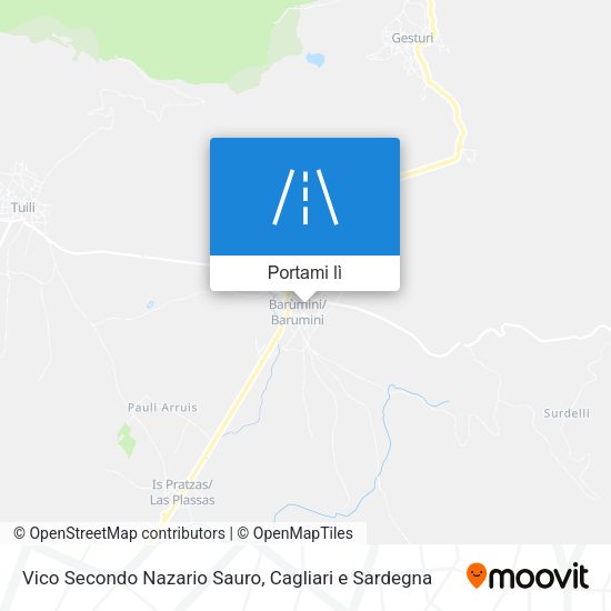 Mappa Vico Secondo Nazario Sauro