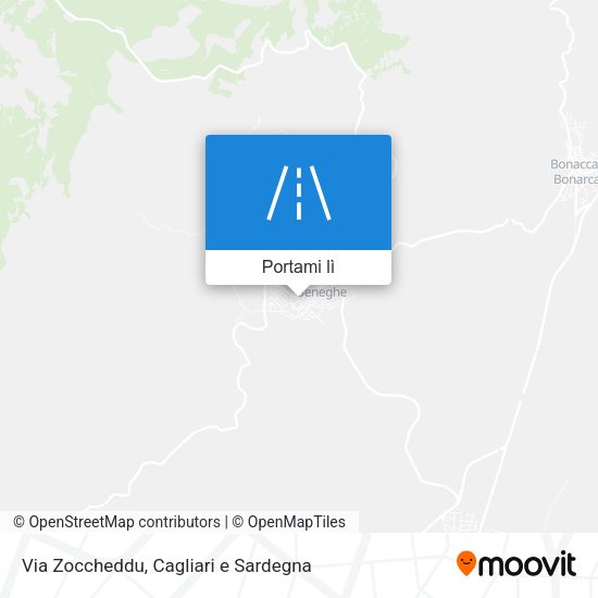 Mappa Via Zoccheddu