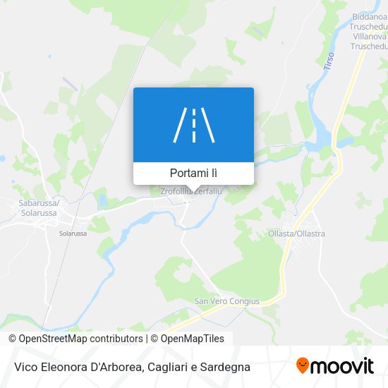 Mappa Vico Eleonora D'Arborea