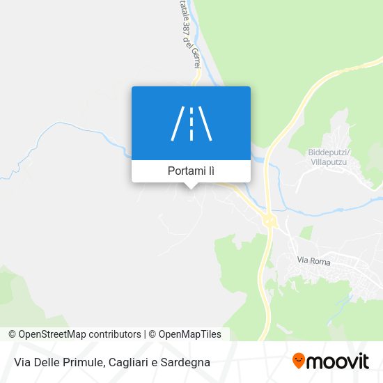 Mappa Via Delle Primule