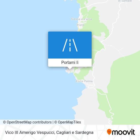 Mappa Vico III Amerigo Vespucci