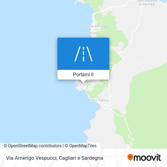 Mappa Via Amerigo Vespucci
