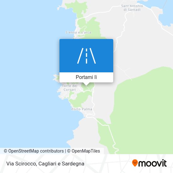 Mappa Via Scirocco
